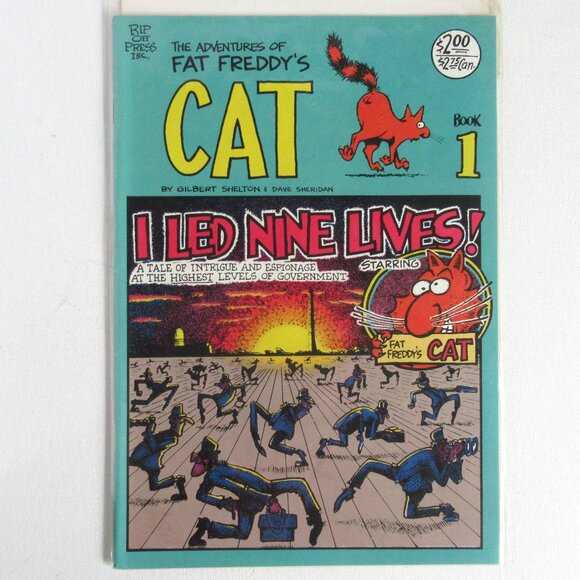 The Adventures of Fat Freddy's Cat, Book 1, '80s, Vintage, Humour - Picture 1 of 1